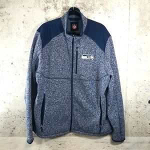 SEATTLE SEAHAWKS NFL Fleece Jacket Blue XXL